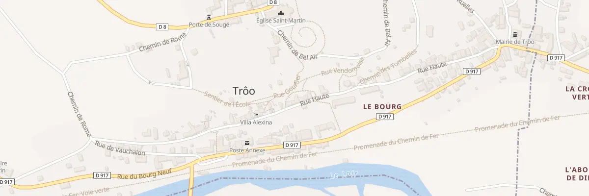 Plan du 41 Rue Haute à Troo