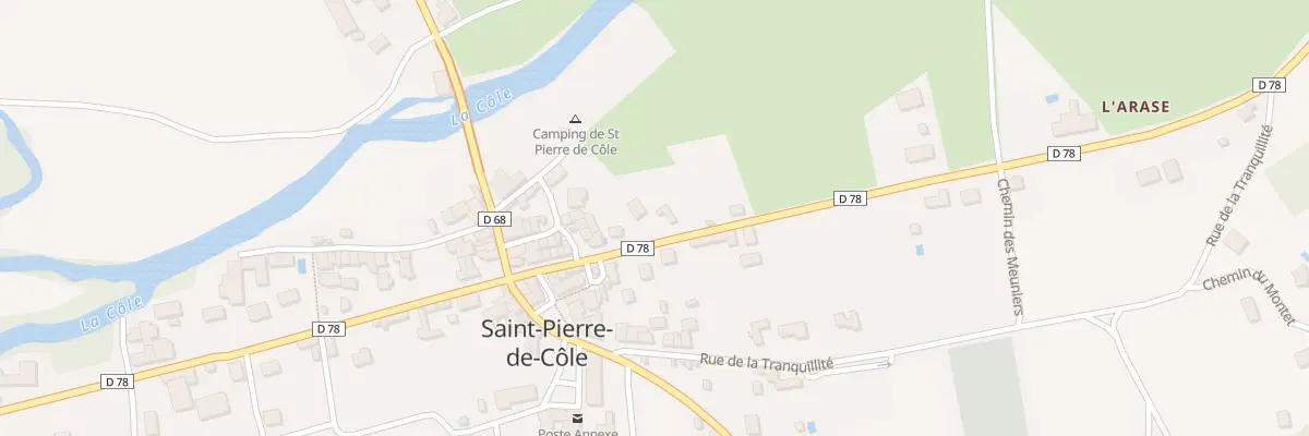 Plan du 36 Le Bourg à Saint-Pierre-de-Côle