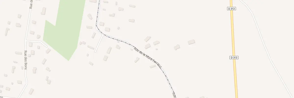 Plan du 24 Rue de la Mare Ferrand au Landin