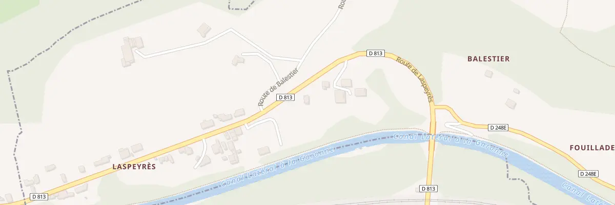 Plan du 5001 Laspeyres à Clermont-Soubiran