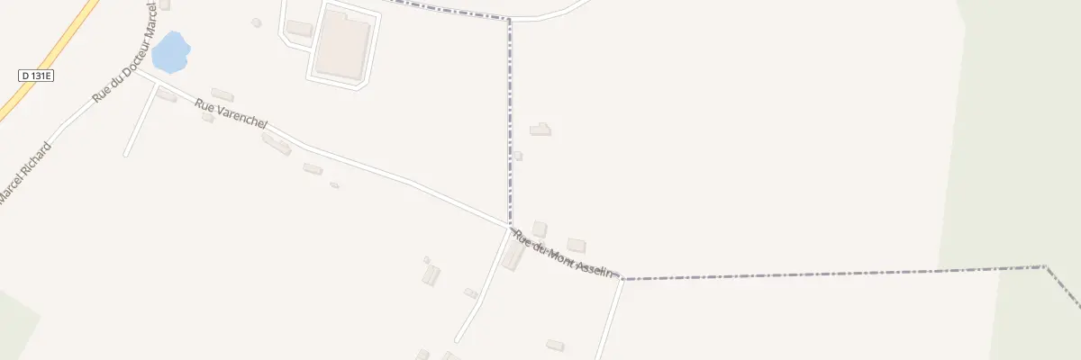 Plan du 1837 Rue du Mont-asselin à Sainte-Marie-des-Champs