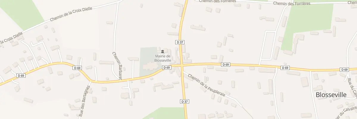 Plan du 3 Pl de l’Eglise à Blosseville