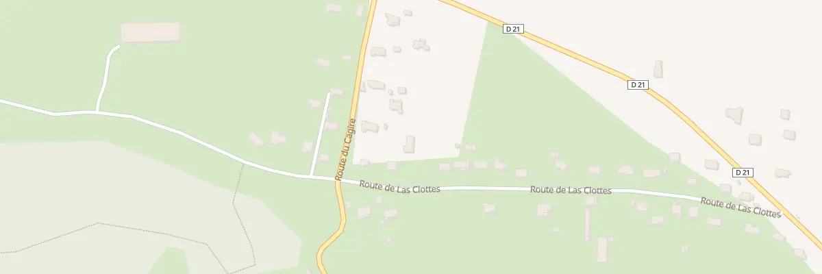 Plan du 30 Clotes à Pointis-Inard