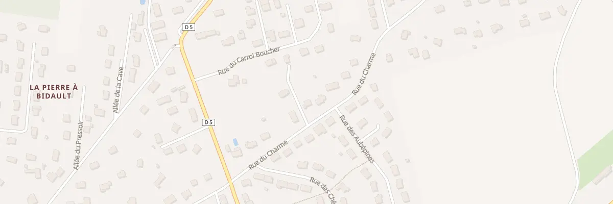 Plan du 12 Rue du Charme à Monnaie