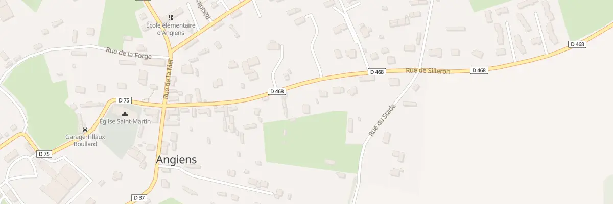Plan du 230 Rue de Silleron à Angiens