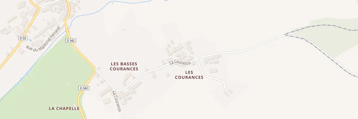 Plan du 7 La Courance à Neuilly-le-Brignon