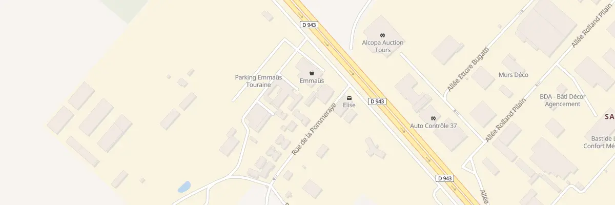 Plan du 9 Rue de la Pommeray à Esvres