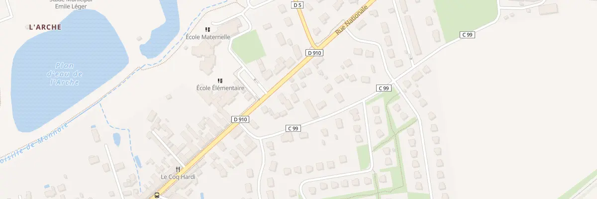 Plan du 6B Rue Nationale à Monnaie
