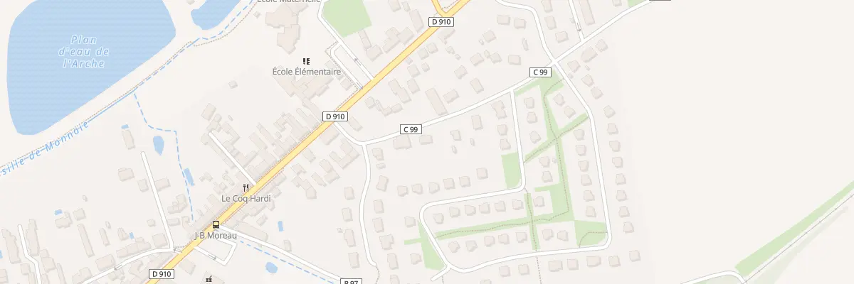 Plan du 3B Rue Sainte-catherine à Monnaie