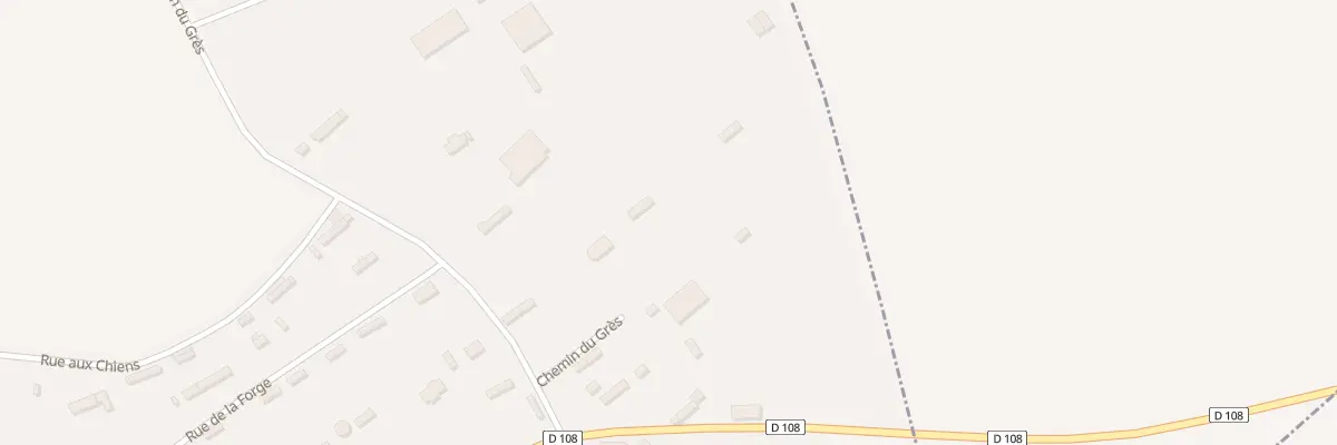 Plan du 10 Che du Gres à Ermenouville