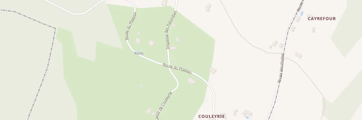 Plan du 48 Cayrefour à Pontours
