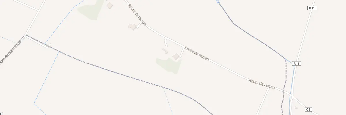 Plan du 434 Rte de Ferran à Saint-Sixte