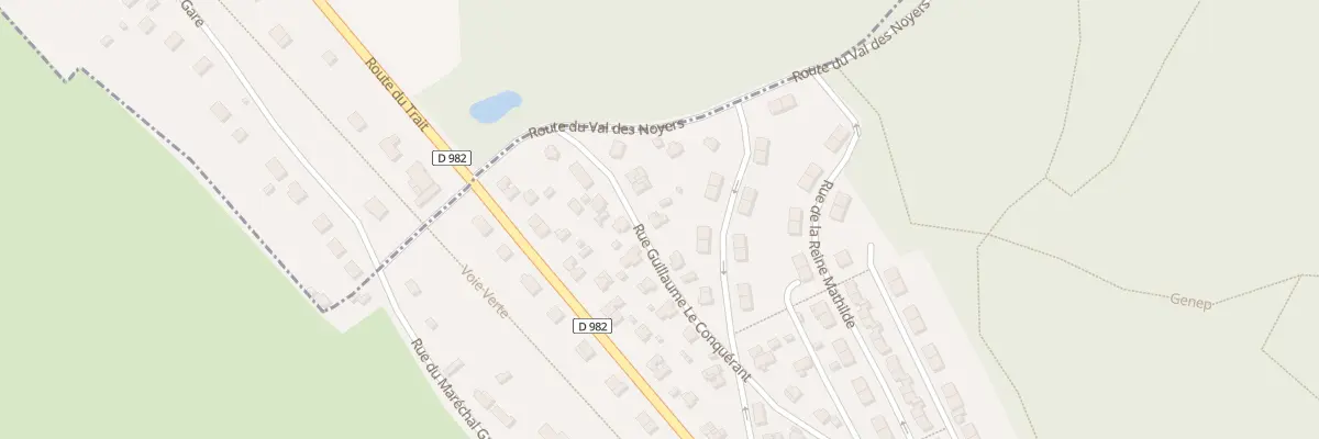 Plan du 454 Rue Guillaume le Conquerant au Trait