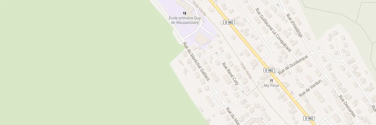 Plan du 1097 Rue du Marechal Gallieni au Trait