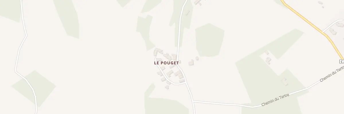Plan du 325 Le Pouget à Val de Louyre et Caudeau
