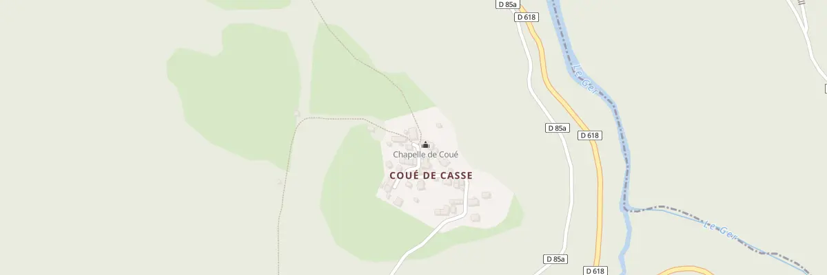Plan du 196 Couo Det Casse à Sengouagnet