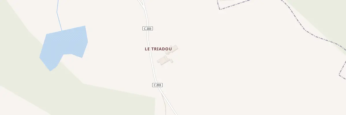 Plan du 1153 Rte des Pepines à Hautefage-la-Tour