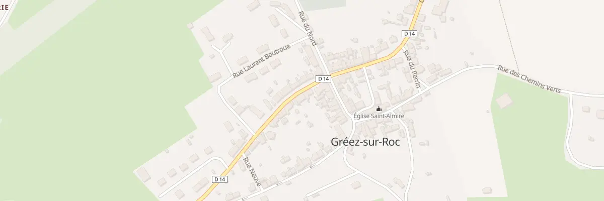 Plan du 10 Gr Grande Rue à Gréez-sur-Roc