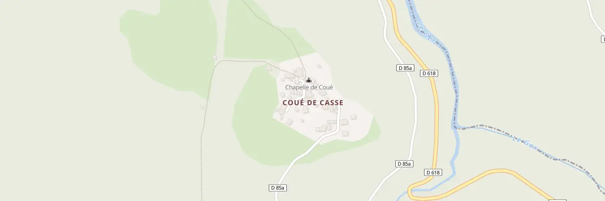 Plan du 190 Couo Det Casse à Sengouagnet