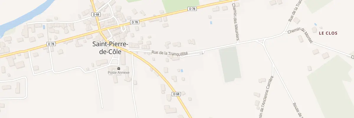 Plan du 5 Derriere Le Bourg à Saint-Pierre-de-Côle