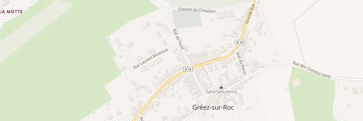 Plan du 1 Rue du Nord à Gréez-sur-Roc