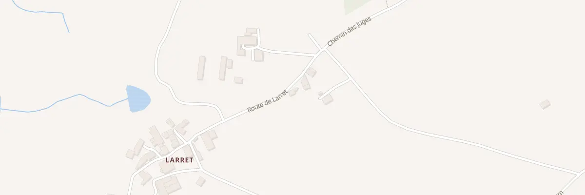 Plan du 708 Rte de Larret à Saint-Saud-Lacoussière