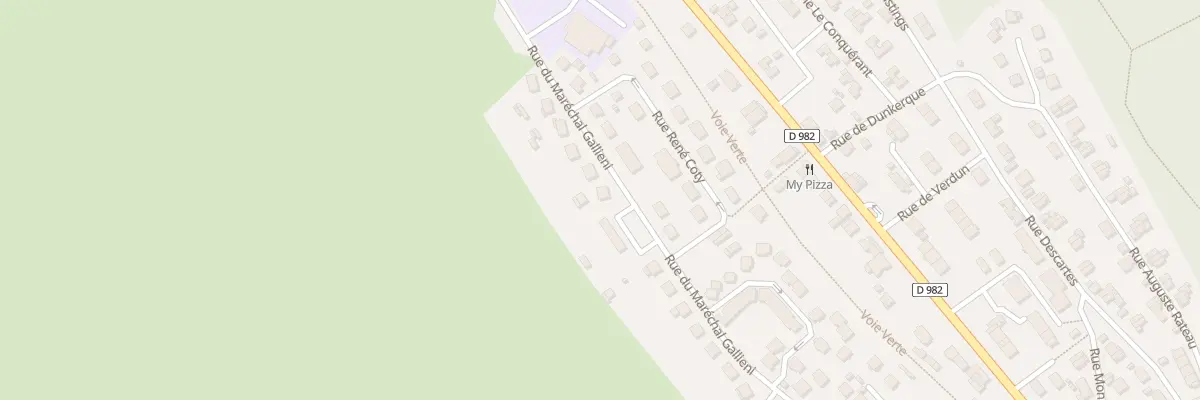 Plan du 1013 Rue du Marechal Gallieni au Trait