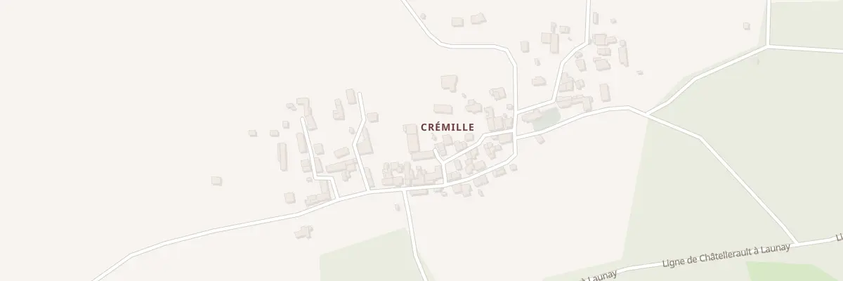 Plan du 49 Crémille à Pleumartin