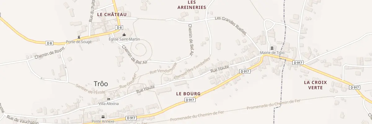 Plan du 3 Che des Tombelles à Troo