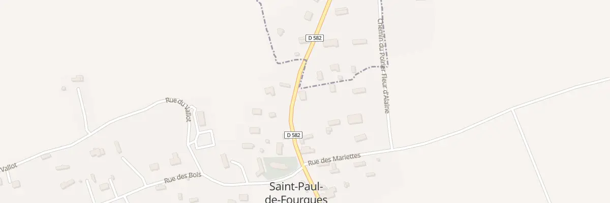 Plan du 1B Rue de la Mairie à Saint-Paul-de-Fourques