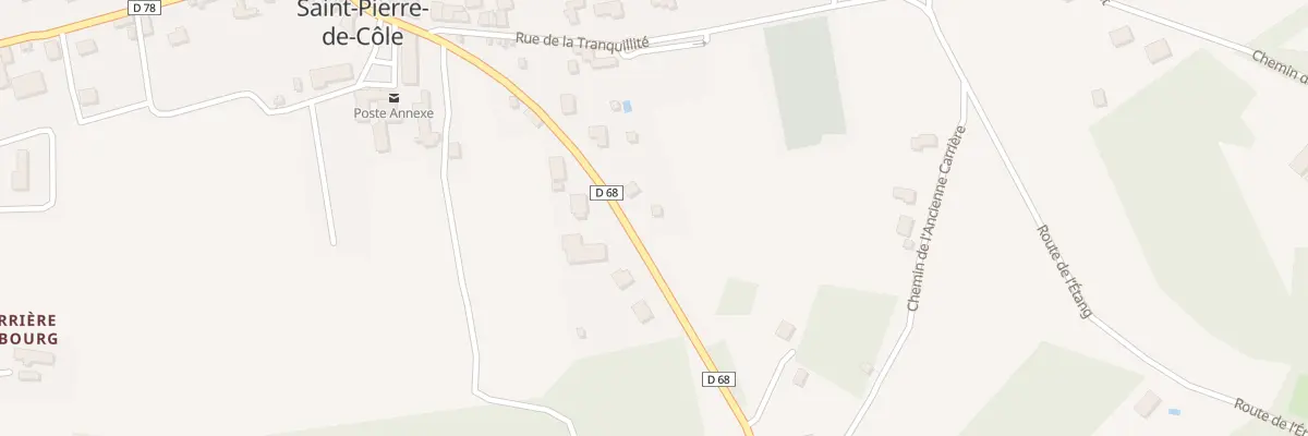 Plan du 297 Rte de la Croix de la Floque à Saint-Pierre-de-Côle