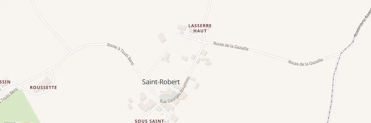 Plan du 5076 Le Bourg à Saint-Robert