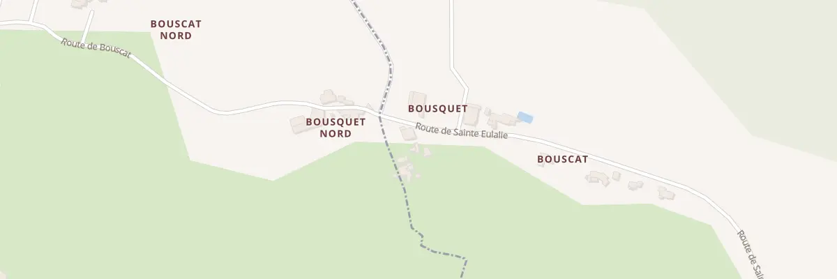 Plan du 97 Combe du Bouscat à Cauzac