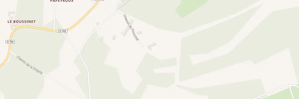 Plan du 20 Le Forchet à Pezuls
