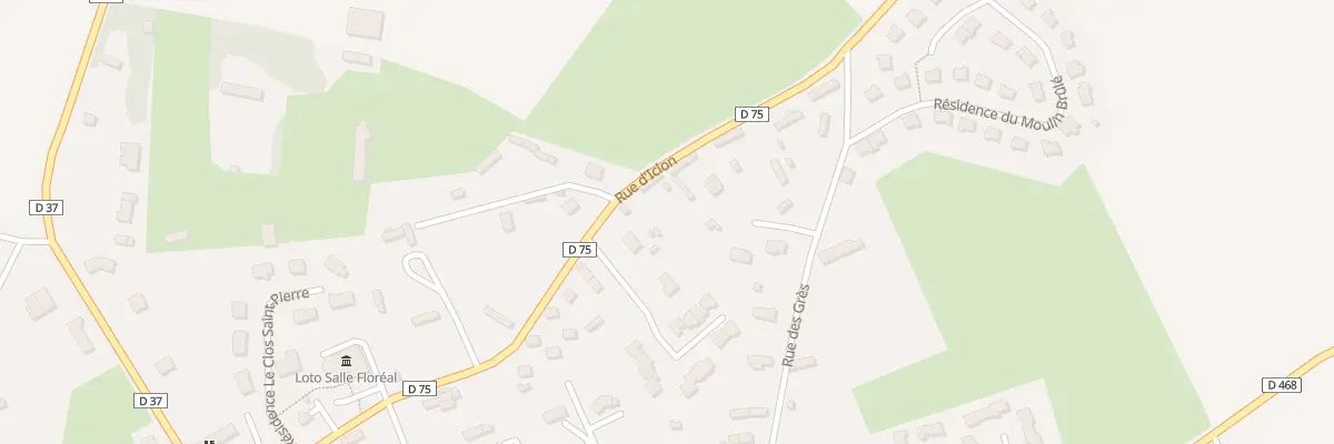 Plan du 348 Rue d’Iclon à Angiens