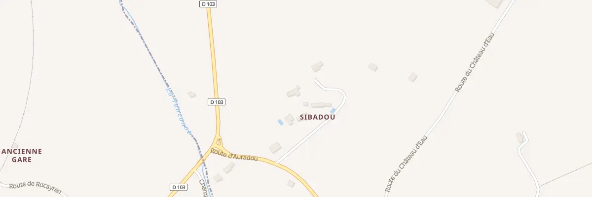 Plan du 27 Sibadou à Auradou