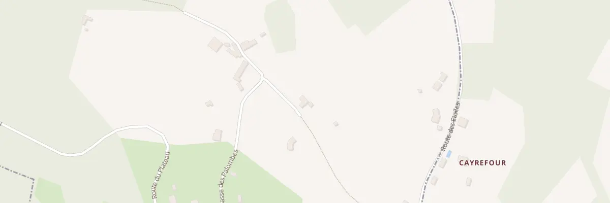 Plan du 56 Cayrefour à Pontours