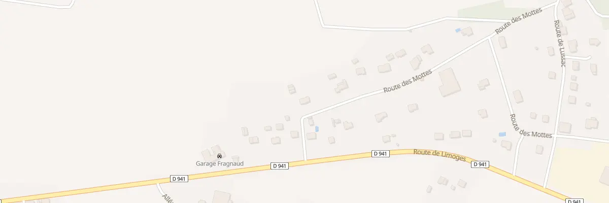 Plan du 5 Rte des Mottes à Étagnac