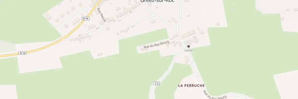 Plan du 6 Rue du Bas Bourg à Gréez-sur-Roc