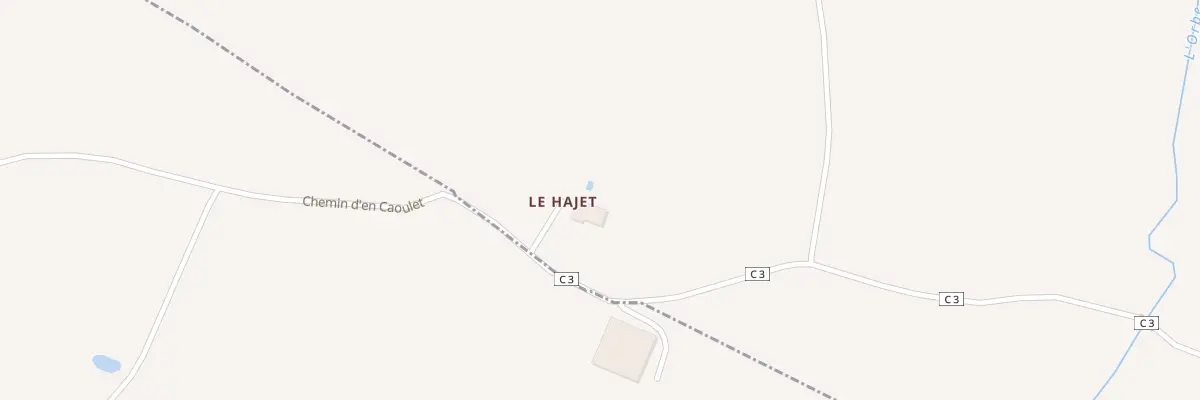 Plan du 5022 A Laplagne à Mansempuy