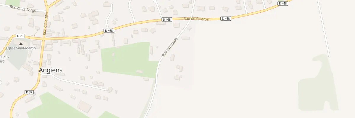 Plan du 105 Rue du Stade à Angiens