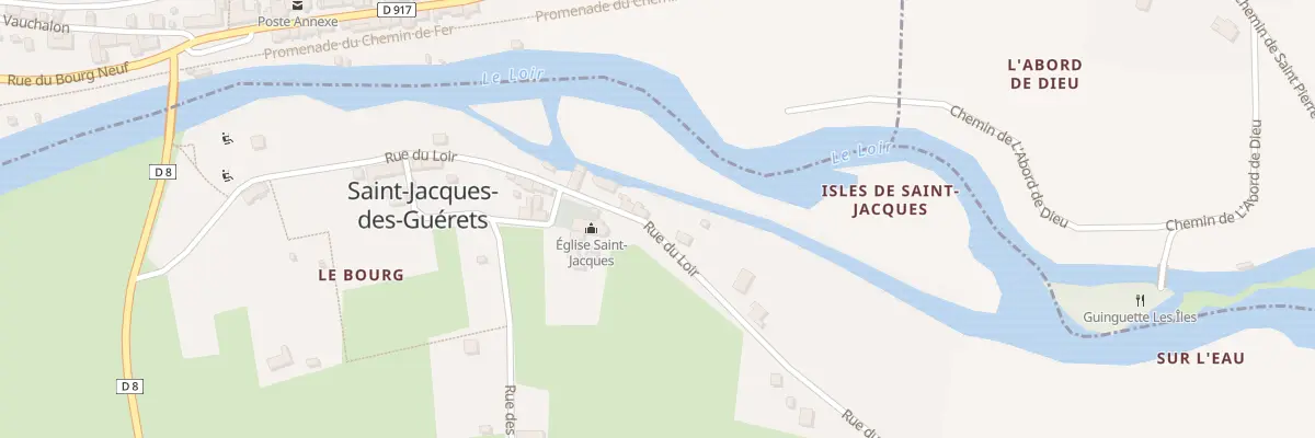 Plan du 17 Rue du Loir à Saint-Jacques-des-Guérets