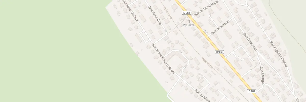 Plan du 915 Rue du Marechal Gallieni au Trait