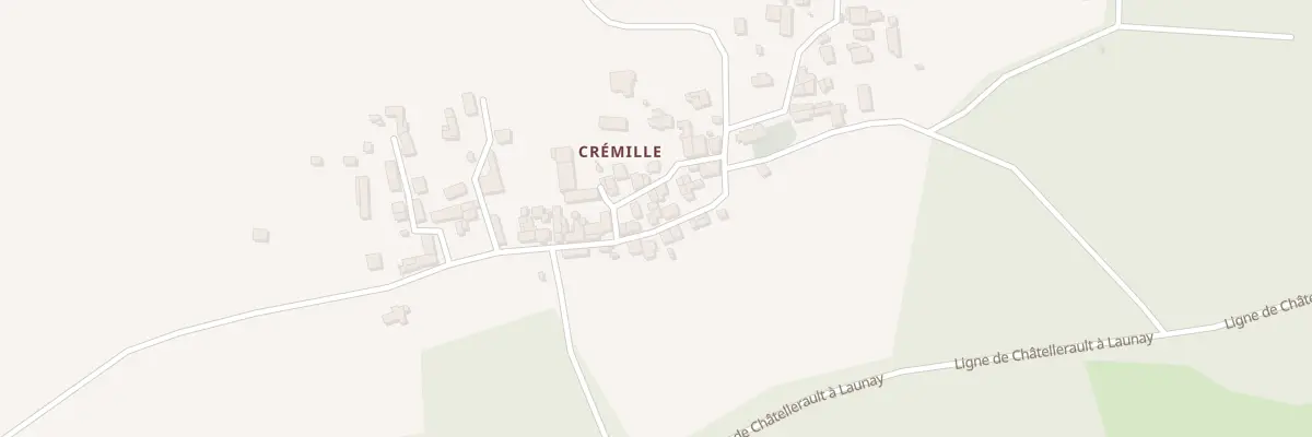 Plan du 67 Crémille à Pleumartin