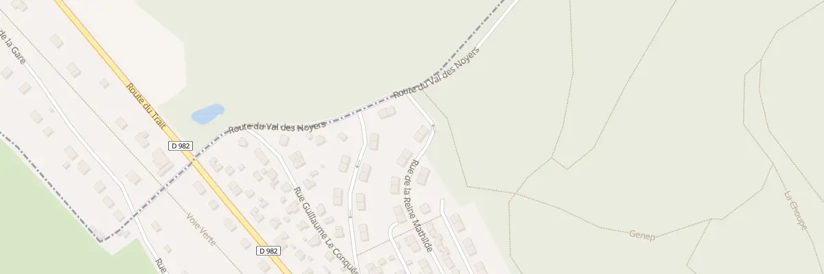 Plan du 305 Rue Reine Mathilde au Trait