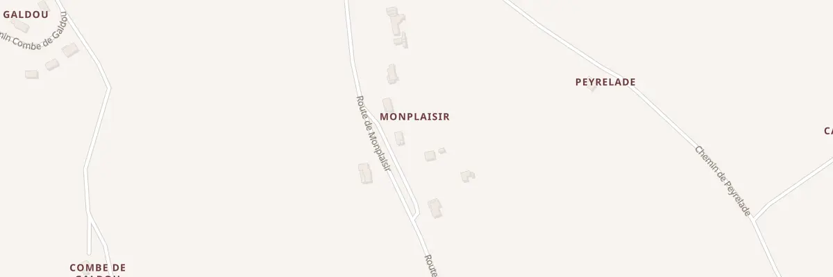 Plan du 5010 Monplaisir à Puymirol