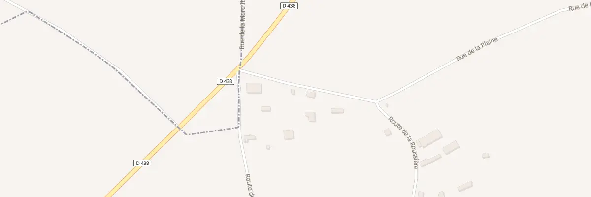 Plan du 80 Rue de la Plaine à Saint-Denis-des-Monts
