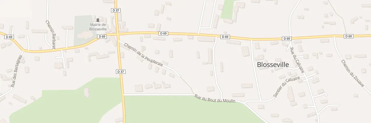 Plan du 7 Rue de la Forge à Blosseville