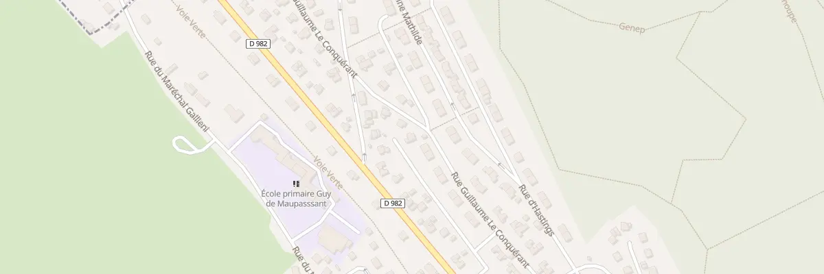 Plan du 227 Rue Guillaume le Conquerant au Trait