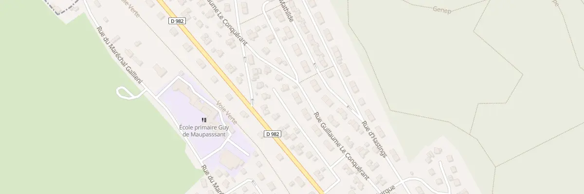 Plan du 205 Rue Guillaume le Conquerant au Trait